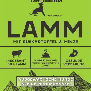 Lamm mit Süßkartoffel & Minze - kleine Hunderassen