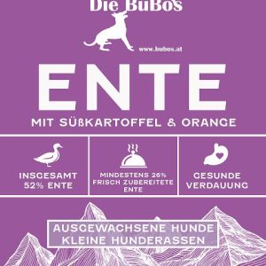 Ente mit Süßkartoffel & Orange - kleine Hunderassen
