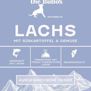 Lachs mit Süßkartoffel & Gemüse für große Hunderassen