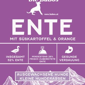 Ente mit Süßkartoffel & Orange - kleine Hunderassen