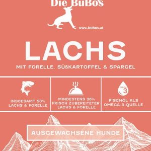 Lachs mit Forelle, Süßkartoffel & Spargel - kleine Hunderassen