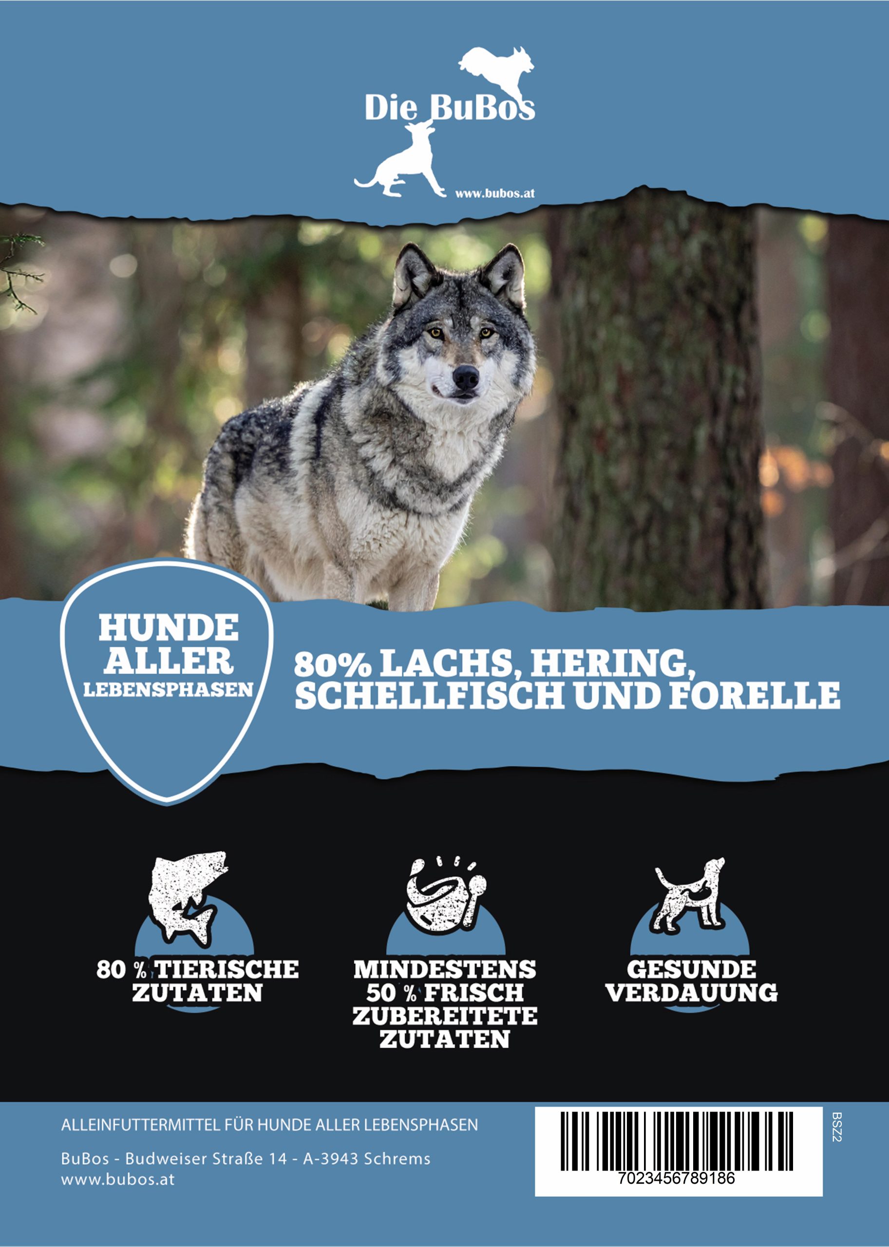 Wilderness80 - 80 % Lachs, Hering, Schellfisch & Forelle